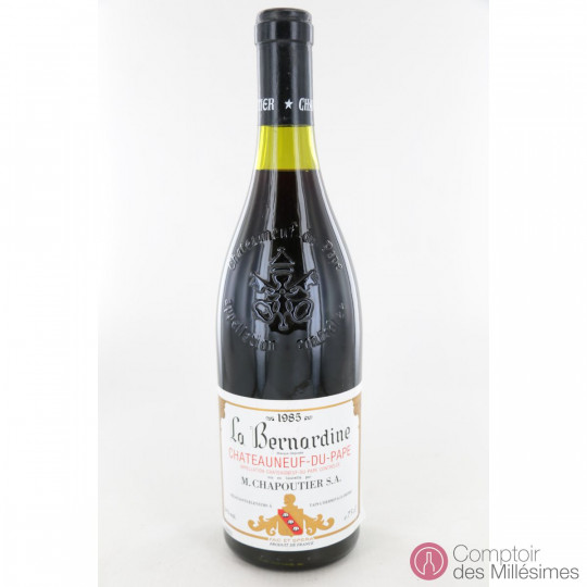 La Bernardine 1985 Chateauneuf du pape - Chapoutier La Bernardine 1985 Chateauneuf du pape - Chapoutier