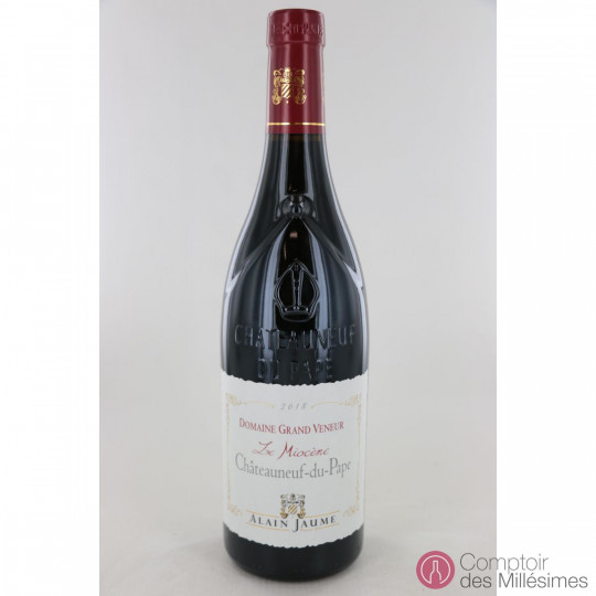 Châteauneuf-du-Pape 2018 Le Miocène - Domaine Grand Veneur - Alain Jaume Châteauneuf-du-Pape 2018 Le Miocène - Domaine Grand Veneur - Alain Jaume