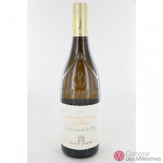 Châteauneuf-du-Pape Blanc 2017 La Fontaine - Domaine Grand Veneur - Alain Jaume Châteauneuf-du-Pape Blanc 2017 La Fontaine - Domaine Grand Veneur - Alain Jaume