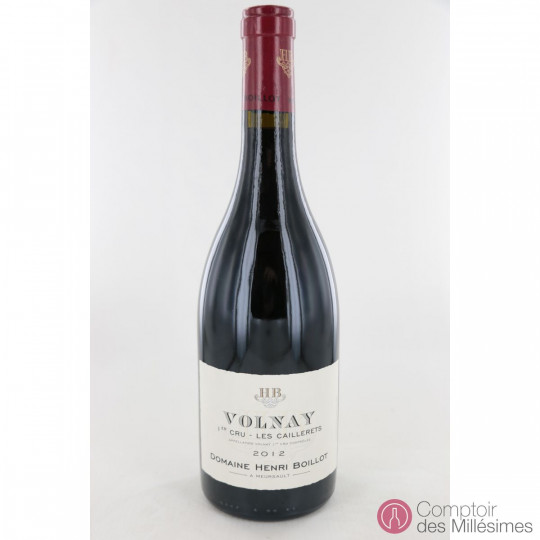 Volnay 1er cru Caillerets 2012 - Henri Boillot Volnay 1er cru Caillerets 2012 - Henri Boillot