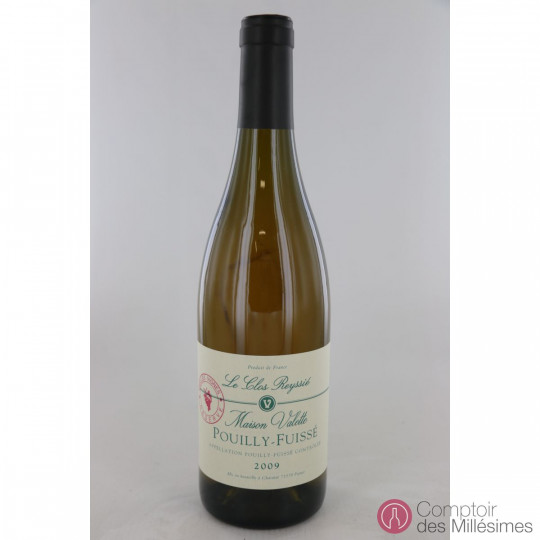 Pouilly Fuissé 2009 Clos Reyssié - Domaine Valette Pouilly Fuissé 2009 Clos Reyssié - Domaine Valette