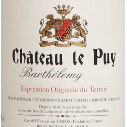 Château Le Puy Barthelemy 2017