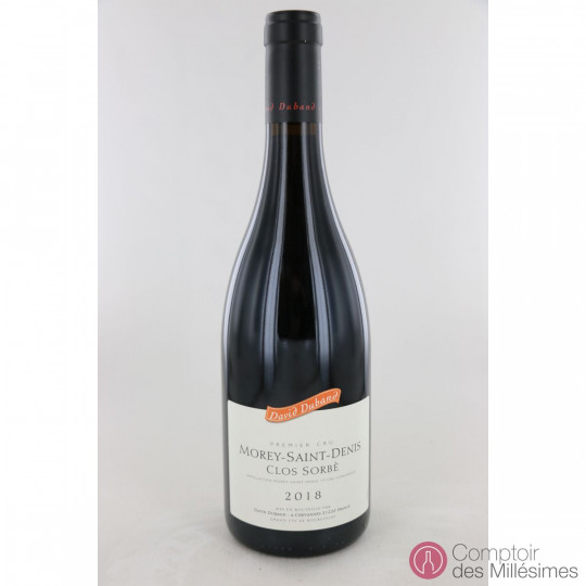Morey-Saint-Denis Clos Sorbé 2018 - David Duband Morey-Saint-Denis Clos Sorbé 2018 - David Duband