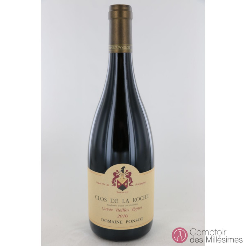Clos de la Roche Grand Cru 2016 Cuvée Vieilles Vignes - Ponsot