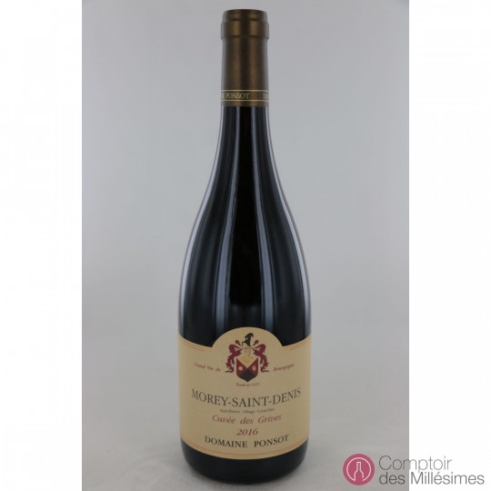 Morey St Denis Cuvée des Grives 2016 - Ponsot Morey St Denis Cuvée des Grives 2016 - Ponsot