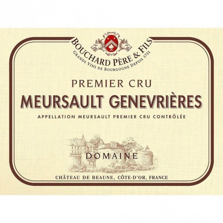 Meursault 1er Cru Genevrières Bouchard Père et Fils