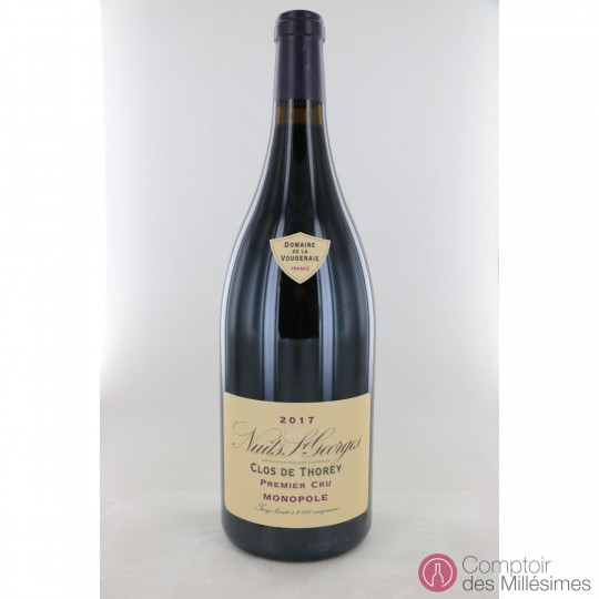 Nuits St Georges 1er Cru 2017 Clos de Thorey en Magnum - Monopole - Domaine de la Vougeraie Nuits St Georges 1er Cru 2017 Clos de Thorey en Magnum - Monopole - Domaine de la Vougeraie