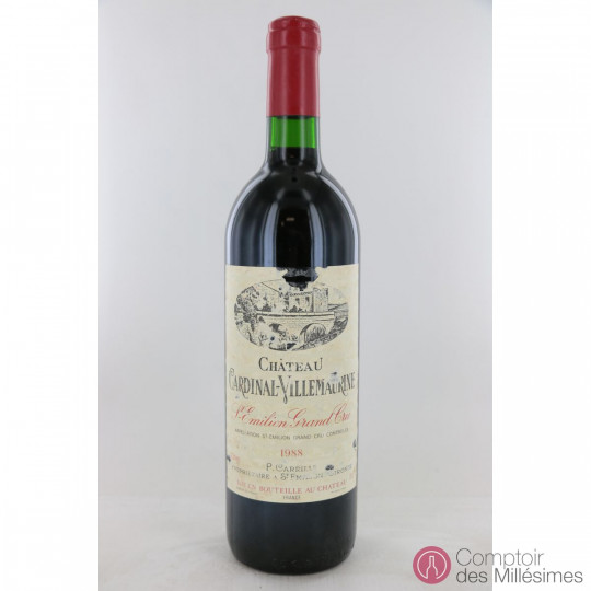 Chateau Cardinal-Villemaurine 1988 Chateau Cardinal-Villemaurine 1988