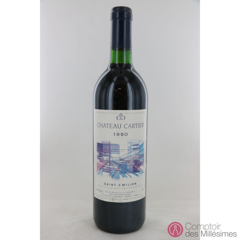 Château Cartier 1990 Saint Emilion Prix