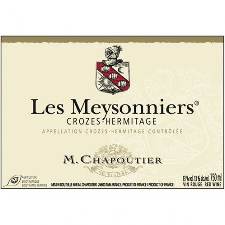 Crozes Ermitage Les Meysonniers - Chapoutier