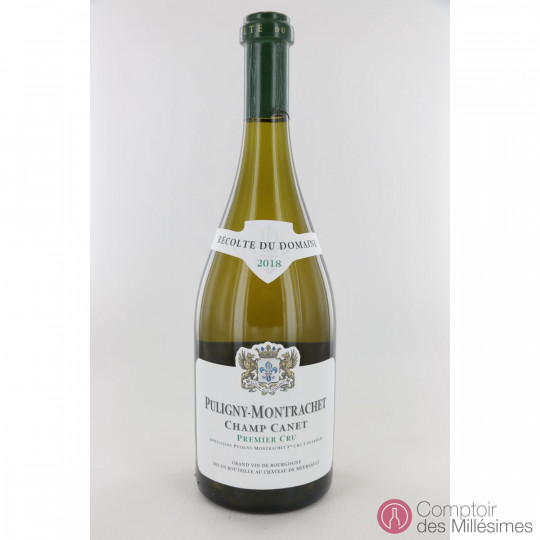 Puligny-Montrachet 1er cru Champ Canet 2018 - Château de Meursault Puligny-Montrachet 1er cru Champ Canet 2018 - Château de Meursault