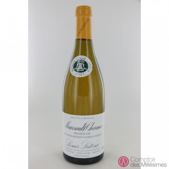 Meursault Charmes premier cru 2007 - Louis Latour Meursault Charmes premier cru 2007 - Louis Latour