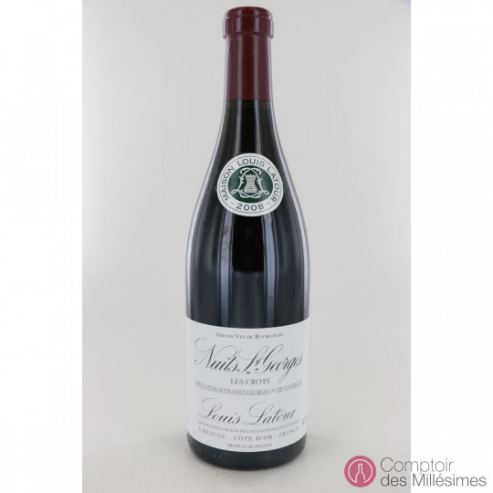 Nuits St Georges 1er cru 2008 - Les Crots - Louis Latour Nuits St Georges 1er cru 2008 - Les Crots - Louis Latour
