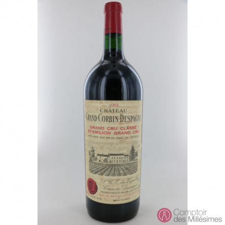 Château Grand Corbin Despagne 1988 en Magnum