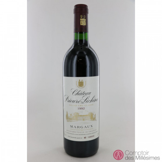 Château Prieuré Lichine 1992 Château Prieuré Lichine 1992