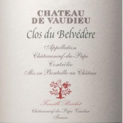 Châteauneuf du Pape blanc "Clos du Belvédère" Château de Vaudieu