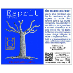 Cuvée Esprit Brut Nature -...