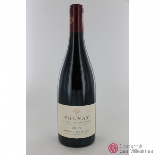 Volnay 1er cru Les Santenots 2010 - Henri Boillot Volnay 1er cru Les Santenots 2010 - Henri Boillot
