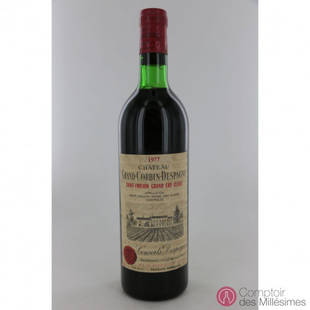 Château Grand Corbin Despagne 1977