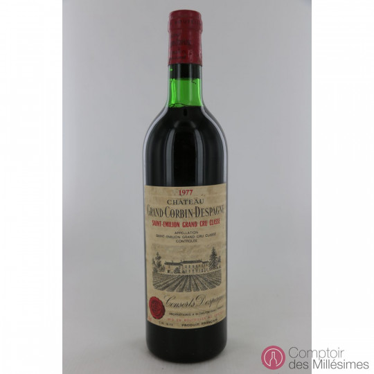 Château Grand Corbin Despagne 1977 Château Grand Corbin Despagne 1977