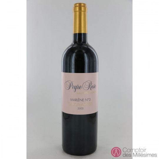 "Marlene 3" 2005 - Domaine Peyre Rose "Marlene 3" 2005 - Domaine Peyre Rose