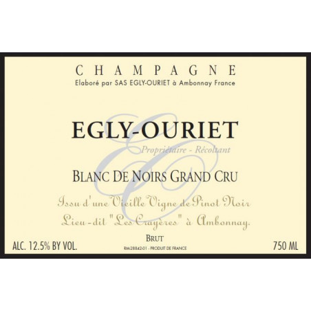 Champagne Egly-Ouriet Blanc de Noirs Grand Cru