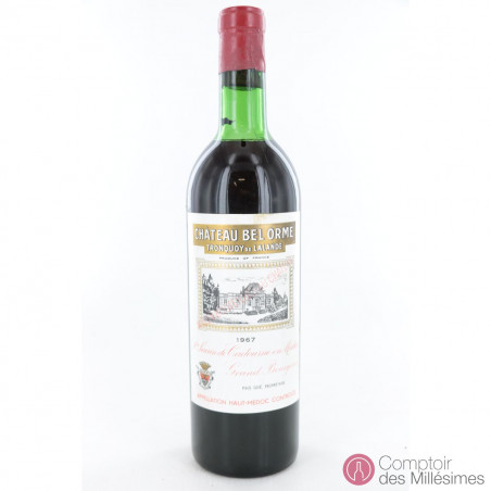 Chateau Bel Orme Tronquoy de Lalande 1967