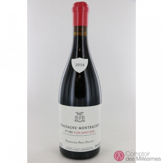 Chassagne Montrachet Rouge 1er cru Clos st Jean 2018 - Paul Pillot Chassagne Montrachet Rouge 1er cru Clos st Jean 2018 - Paul Pillot