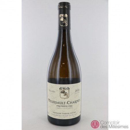 Meursault 1er Cru Les Charmes 2018  - Fabien Coche
