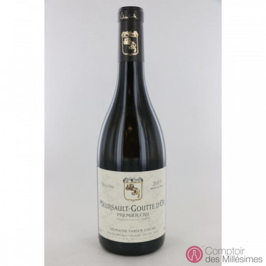 Meursault 1er Cru Goutte d'Or 2015 - Fabien Coche Meursault 1er Cru Goutte d'Or 2015 - Fabien Coche