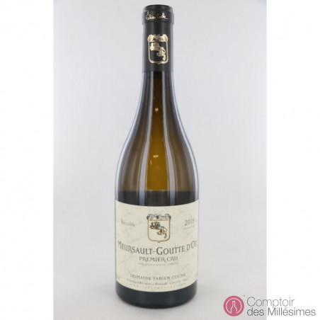 Meursault 1er Cru Goutte d'Or 2018  - Fabien Coche