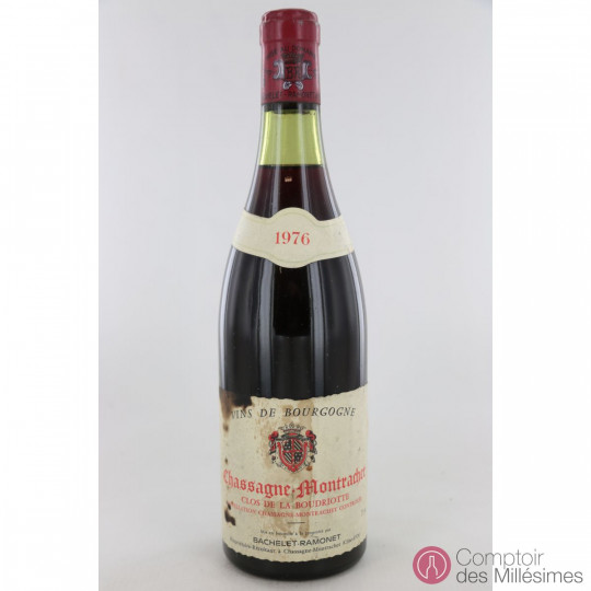 Chassagne-Montrachet Clos de La Boudriotte 1976 - Bachelet Ramonet Chassagne-Montrachet Clos de La Boudriotte 1976 - Bachelet Ramonet
