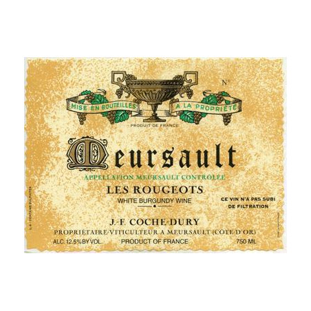 Meursault Les Rougeots  Domaine Coche Dury
