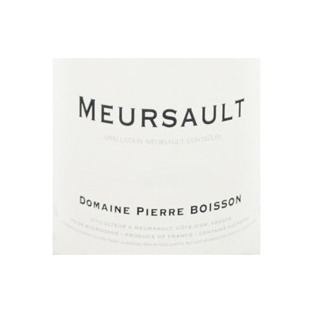 Meursault  Pierre Boisson