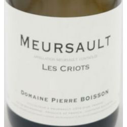 Meursault 2017 Les Criots - Pierre Boisson