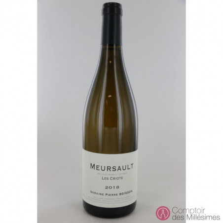 Meursault 2018 Les Criots - Pierre Boisson
