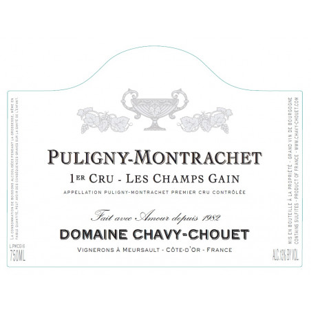 Puligny-Montrachet 1er cru Les Champs Gain - Chavy-Chouet