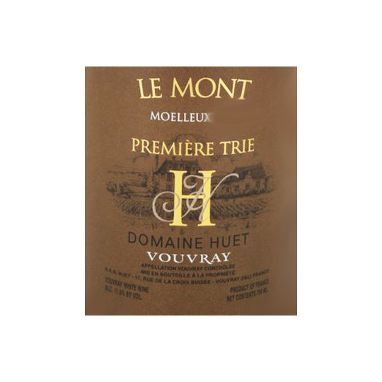 Le Mont Moelleux 1ère Trie - Domaine Huet Le Mont Moelleux 1ère Trie - Domaine Huet