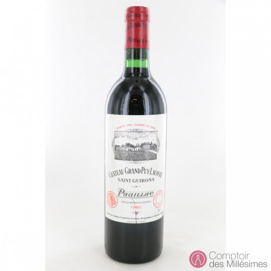 Chateau Grand-Puy Lacoste 1980 Chateau Grand-Puy Lacoste 1980