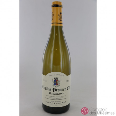 Chablis 1er Cru 2019 Montmains - Jean-Paul et Benoit Droin