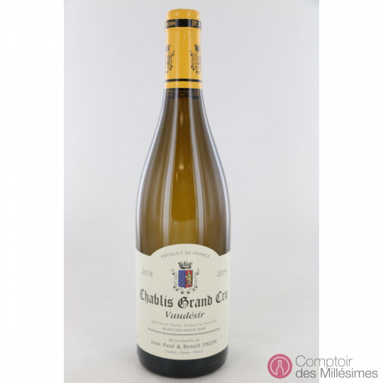 Chablis Grand Cru 2019 Vaudésir - Jean-Paul et Benoit Droin Chablis Grand Cru 2019 Vaudésir - Jean-Paul et Benoit Droin