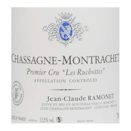 Chassagne Montrachet 1er cru Les Ruchottes  Ramonet