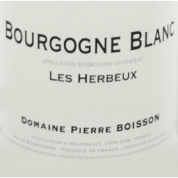 Bourgogne Blanc Les Herbeux Pierre Boisson