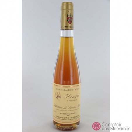 Gewurztraminer Hengst Grand Cru SGN 2007 en demi-bouteille - Zind-Humbrecht