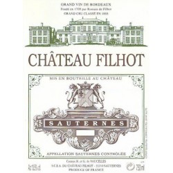 Château Filhot 1981 in half...