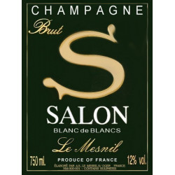 Salon Cuvée S - Le Mesnil étiquette champagne