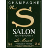 Salon Cuvée S - Le Mesnil étiquette champagne Salon Cuvée S - Le Mesnil étiquette champagne