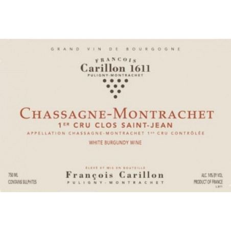 Chassagne-Montrachet 1er Cru Clos Saint Jean  François Carillon