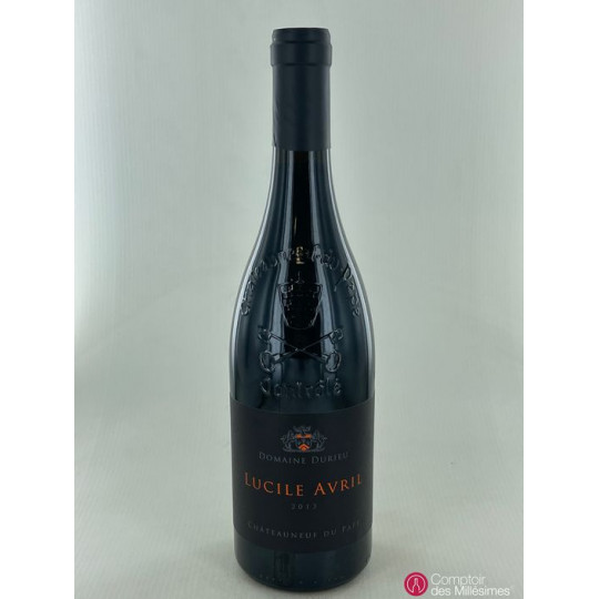 Chateauneuf du Pape 2013 - Lucile Avril - Domaine Durieu Chateauneuf du Pape 2013 - Lucile Avril - Domaine Durieu
