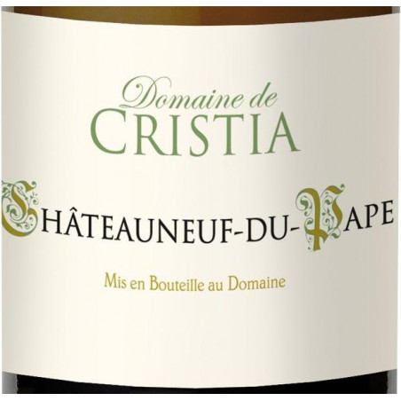 Chateauneuf du Pape White Domaine de Cristia